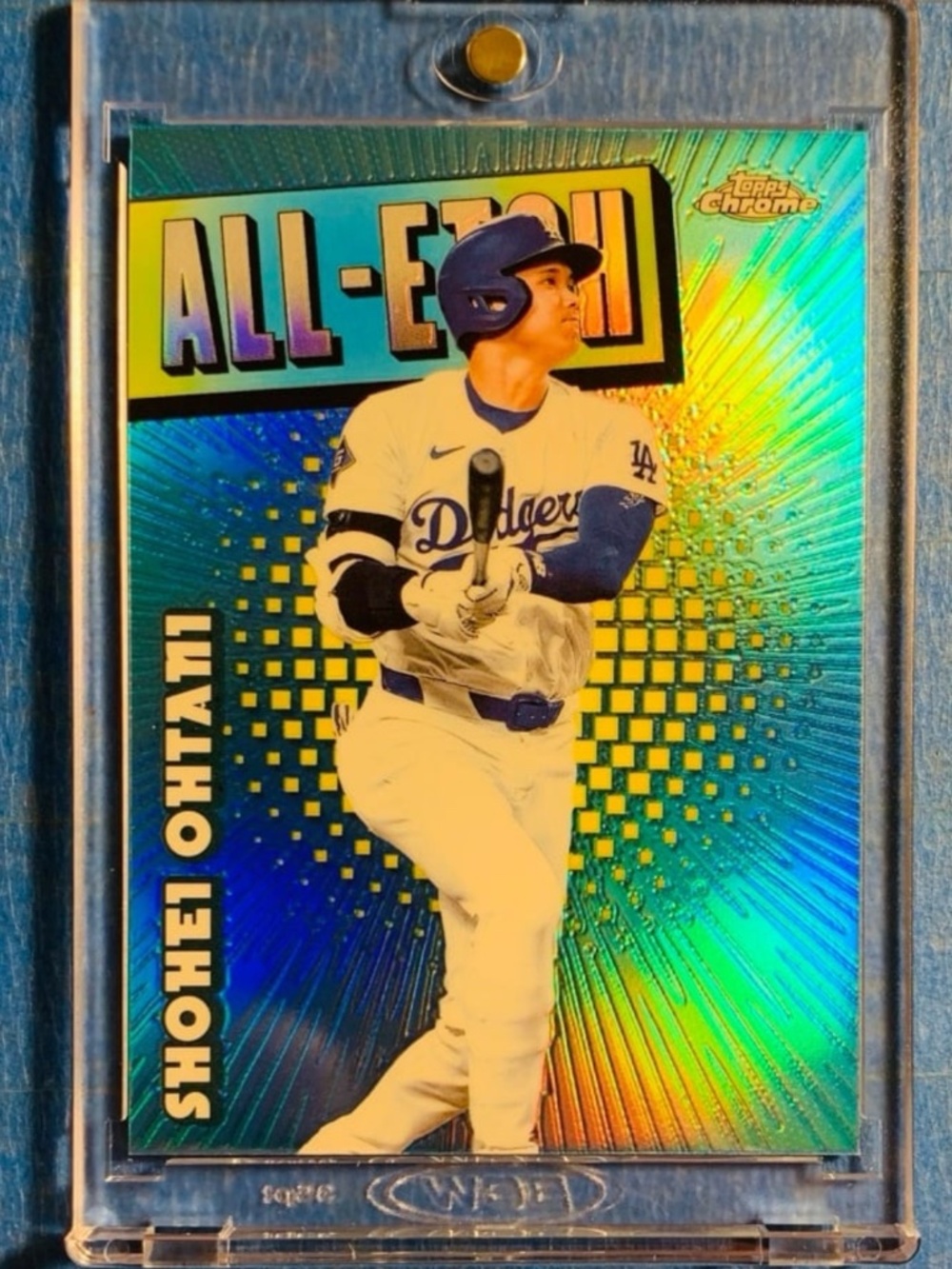 SHOHEI OHTANI TOPPS CHROME INSERT CARD - LOS ANGELES DODGERS